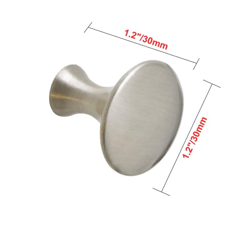 Utopia Alley Charlton Cabinet Ring Pull Knob - Decorative Cabinet Drop Pull Knobs for Cabinets - Metal Pull Knobs 1 1/5"