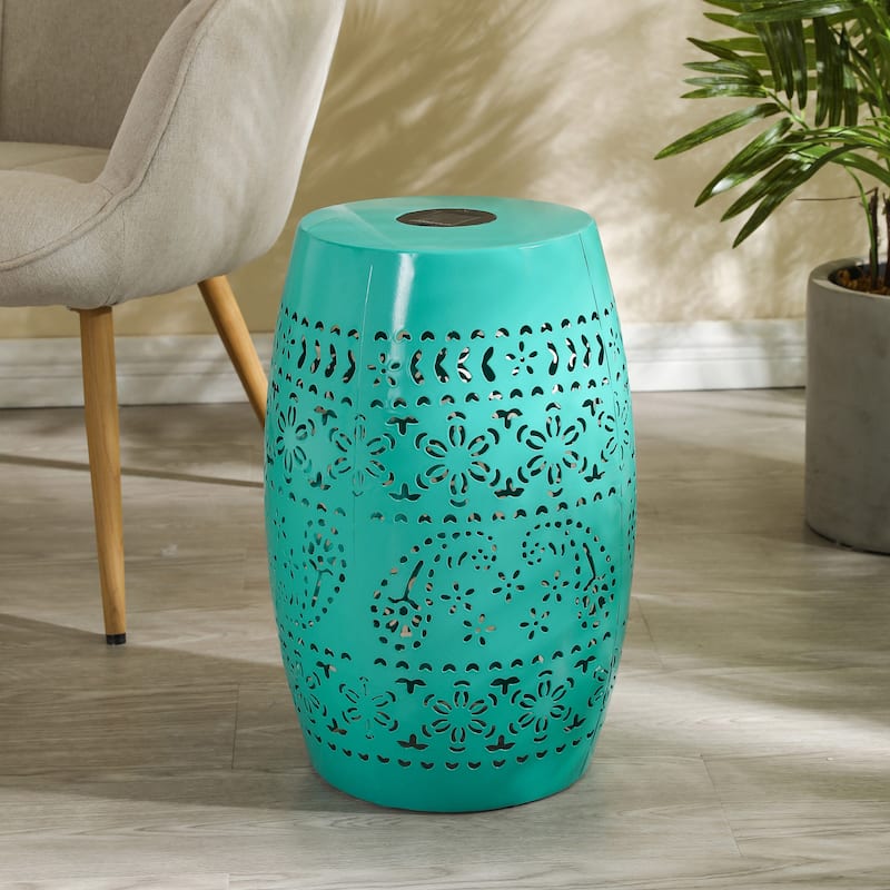 Solar Illuminated Garden Table - Energy Efficient Outdoor Centerpiece With Floral Night Lighting‌