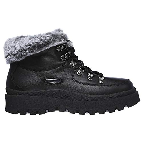 skechers lace up boots womens