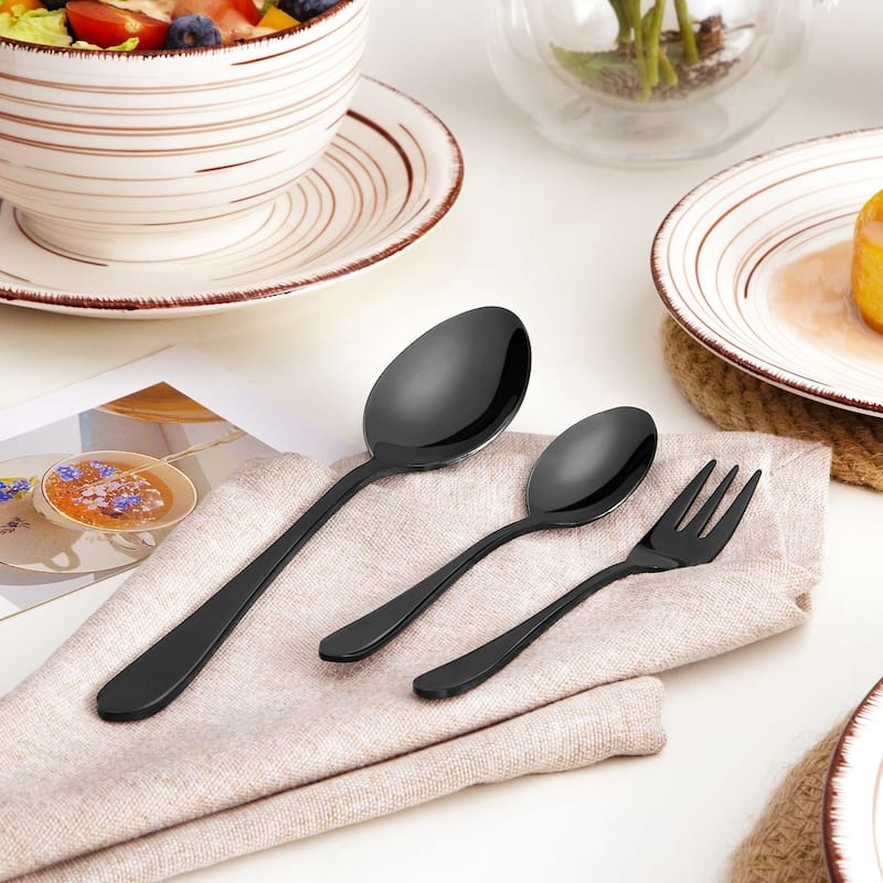 vancasso 18/10 Stainless Steel Silverware Set, Flatware Service for 6 or 12