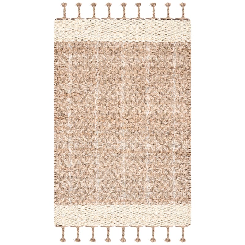 SAFAVIEH Handmade Cape Cod Senada Jute Tassel Rug