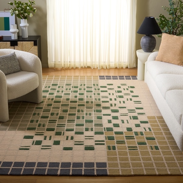 slide 2 of 31, SAFAVIEH Handmade Genre Conja Mid-Century Modern Wool Rug