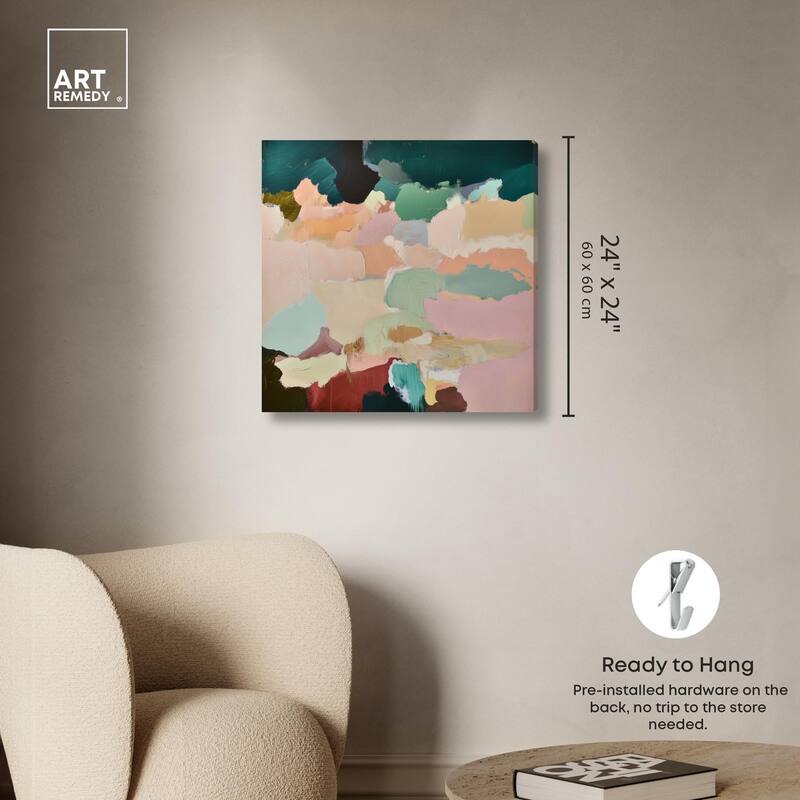 Brushed Beauty III Canvas by Art Remedy, Gallery Wrapped