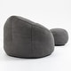 preview thumbnail 30 of 101, Microfiber High-Density Foam Bean Bag Lounge Chairs with Removable Footrest