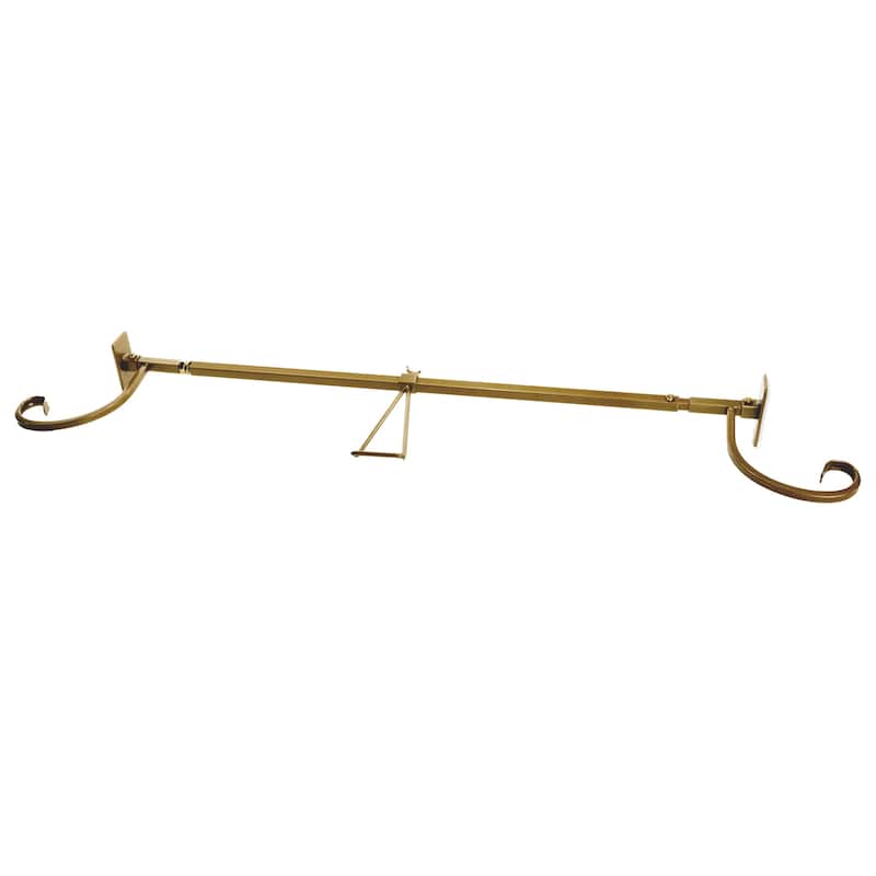 Slim Adjustable Width Single-door Garland Hanger - Gold