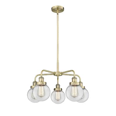 Innovations Lighting Beacon - 5 Light 24" Stem Hung Chandelier