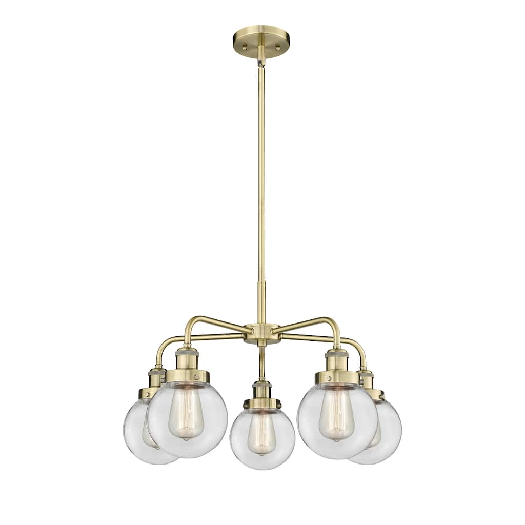 Innovations Lighting Beacon - 5 Light 24" Stem Hung Chandelier