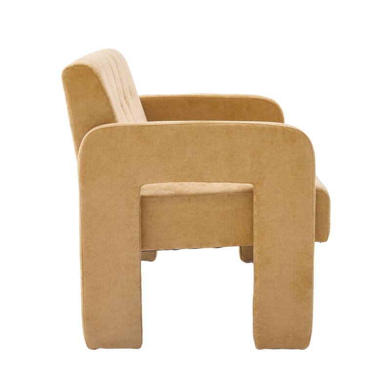 Nordic Modern Double Armchair Compact Upholstered Sofa Leisure Sofa Comfortable Seating with Dual Armrests Can be paired