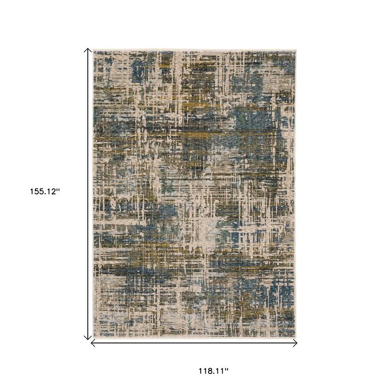 HomeRootsAbstract Modern Runner Area Rug