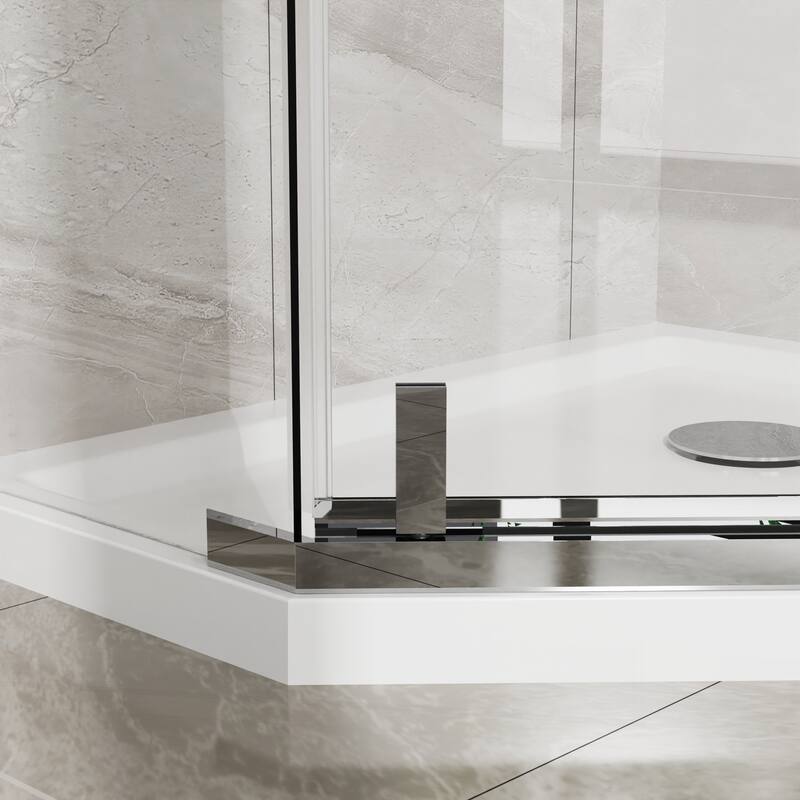 Innovative Corner Shower Enclosure for Compact Bathrooms with Advanced Features