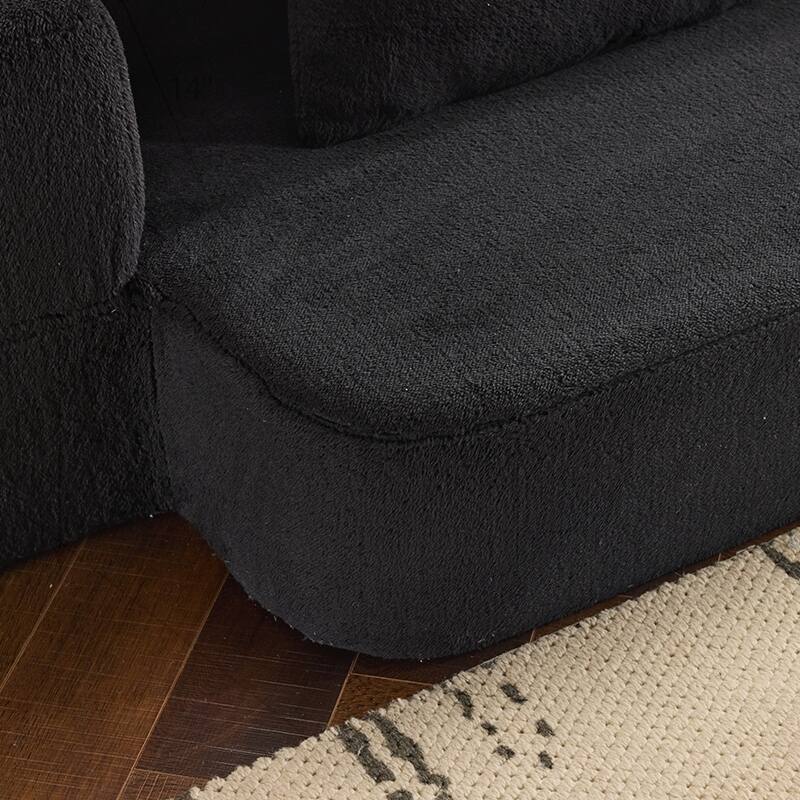 Versatile Transformable Sofa with Ottoman Stools for Compact Spaces