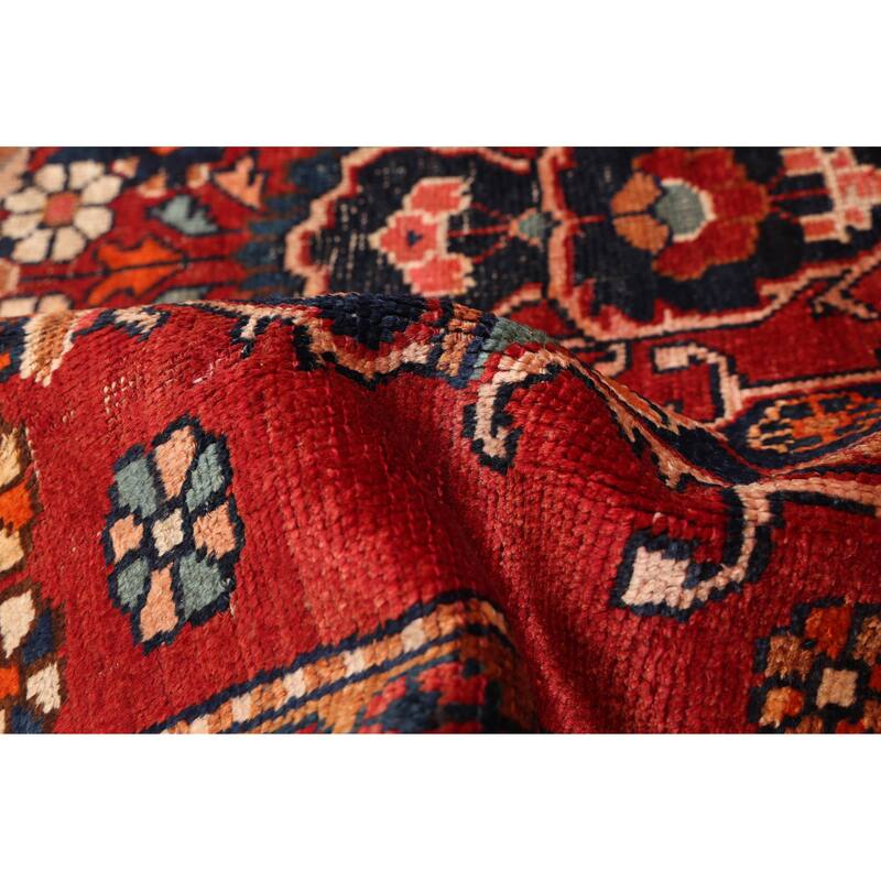 ECARPETGALLERY Hand-knotted Anatolian Vintage Red Wool Rug - 4'5 x 7'8