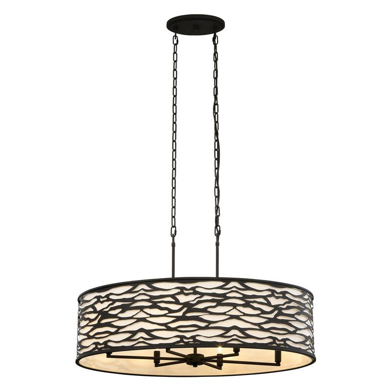 Varaluz Kato 6-Light Oval Pendant