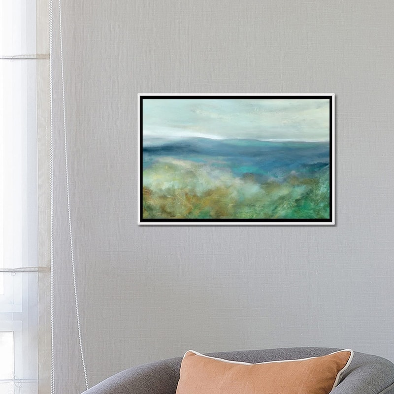 iCanvas "Blue Mountain Overlook" by Carol Robinson Framed Canvas Print