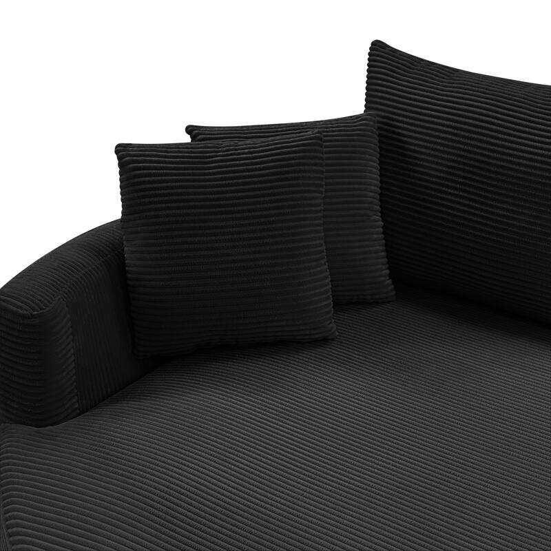 Oversized Double Chaise Lounge Sofa, Sofa Bed Recliner Loveseat Sofa Couch with Deep Seat and USB Ports