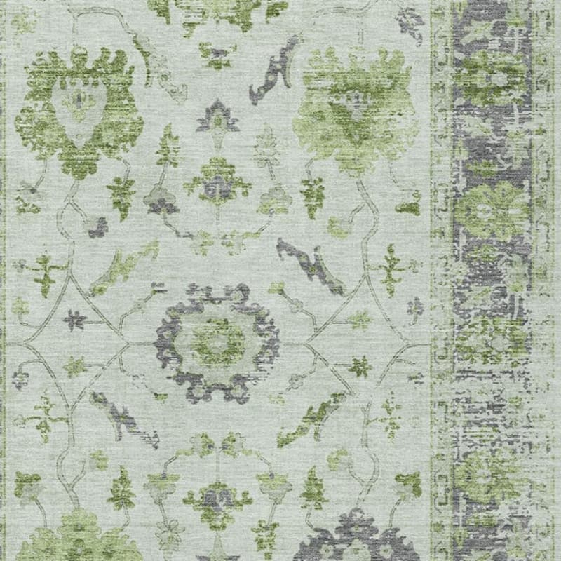 HomeRoots Floral Traditional Rectangle Outdoor Rug