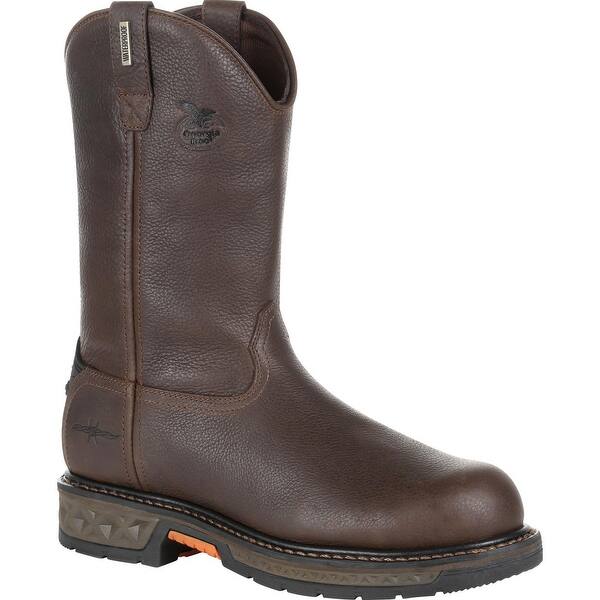 Shop Gb00310 Georgia Boot Carbo Tec Lt Steel Toe Waterproof Pull On Work Boot Overstock 28034253