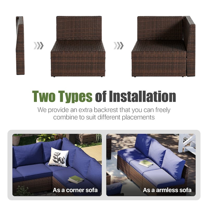 Patio Furniture Set , Outdoor Sectional Sofa Set