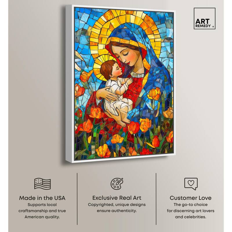 Glass Gospel I Canvas by Art Remedy