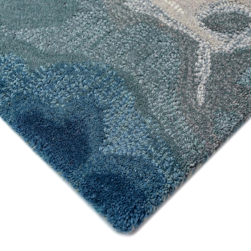 Liora Manne Corsica Handmade Abstract Water Art Indoor Wool Area Rug