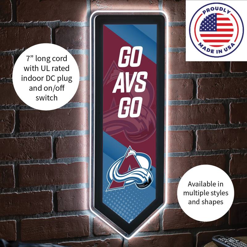 Colorado Avalanche LED Lighted Sign