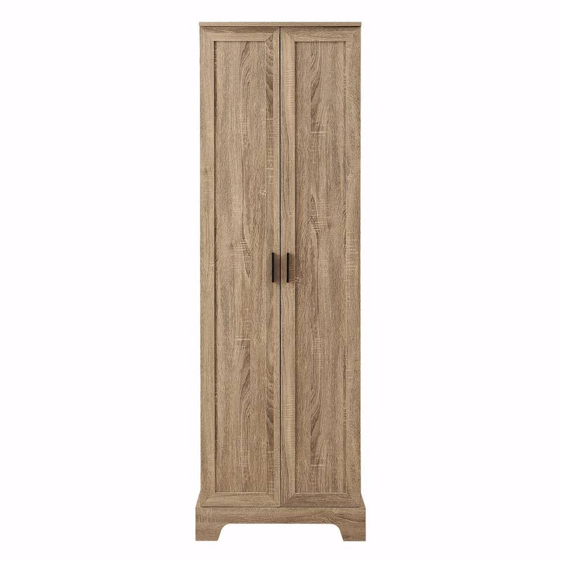 Storage Cabinet with Two Doors and Adjustable Shelf