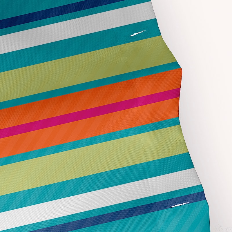 Multi-Stripe Stripe Print Shower Curtain