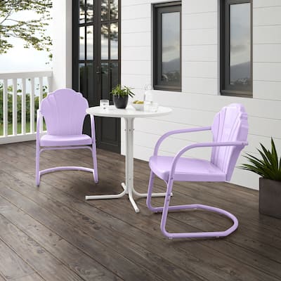 Crosley Tulip 3Pc Retro Outdoor Bistro Set