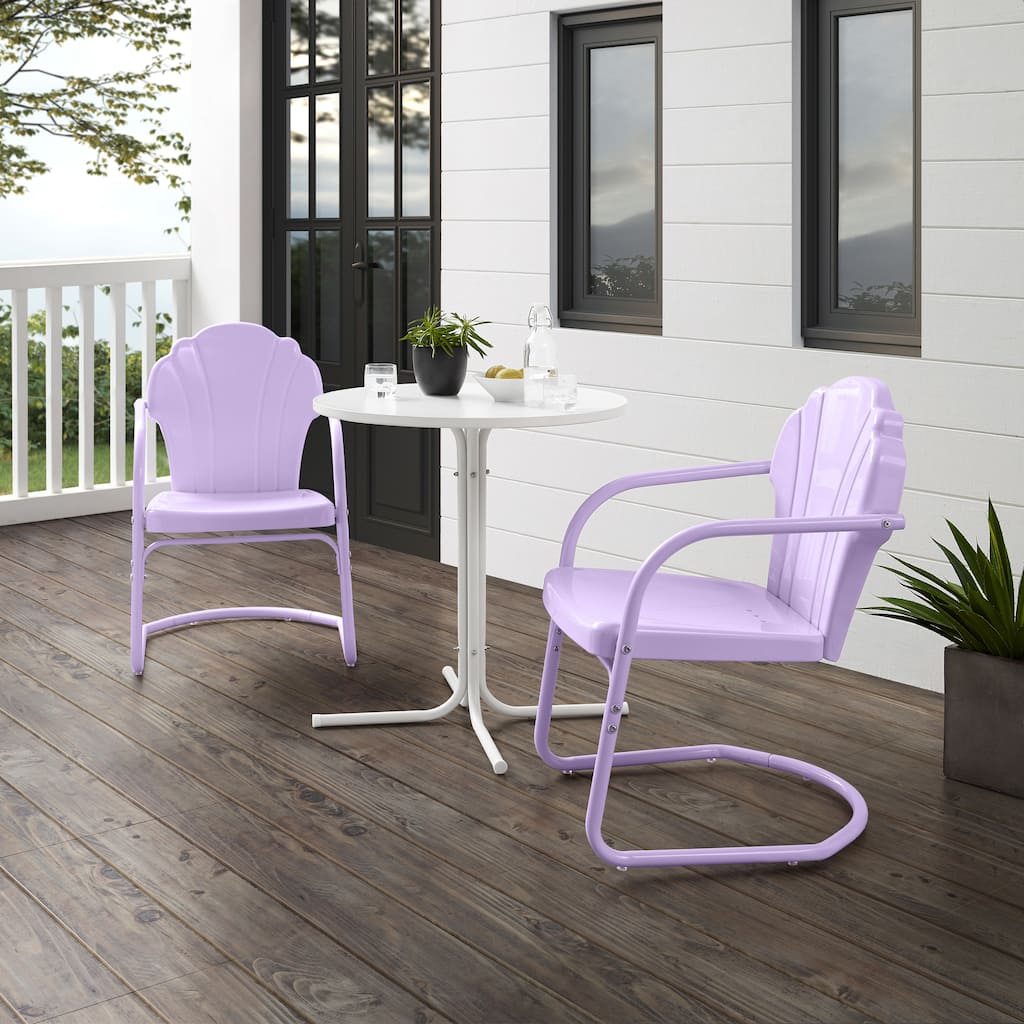 Crosley Tulip 3Pc Retro Outdoor Bistro Set