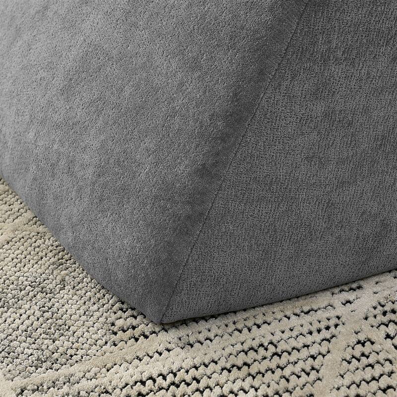 Chenille Memory Foam Floor Chair