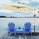 preview thumbnail 1 of 27, Gymax 10FT Patio Offset Hanging Umbrella Cantilever Umbrella w/ Tilt Beige