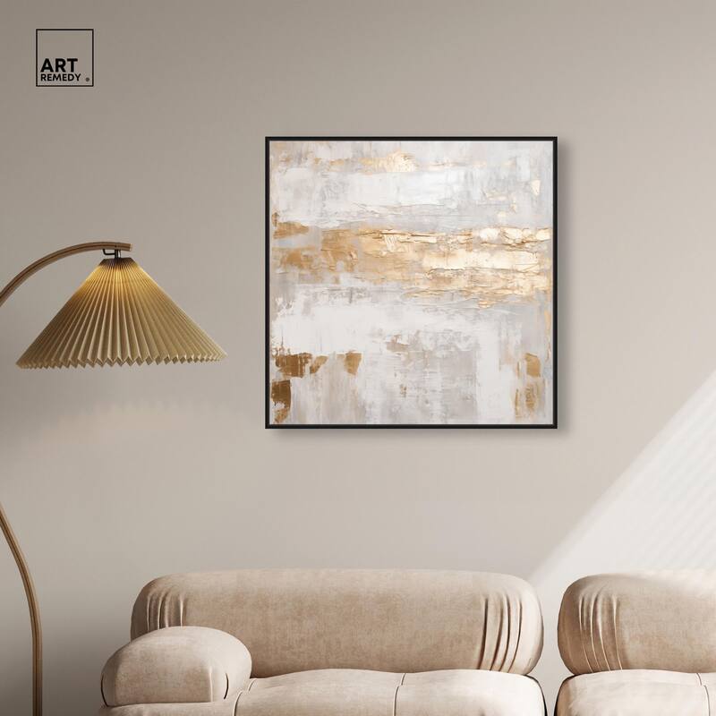 Melted Goldscape IV Canvas by Art Remedy