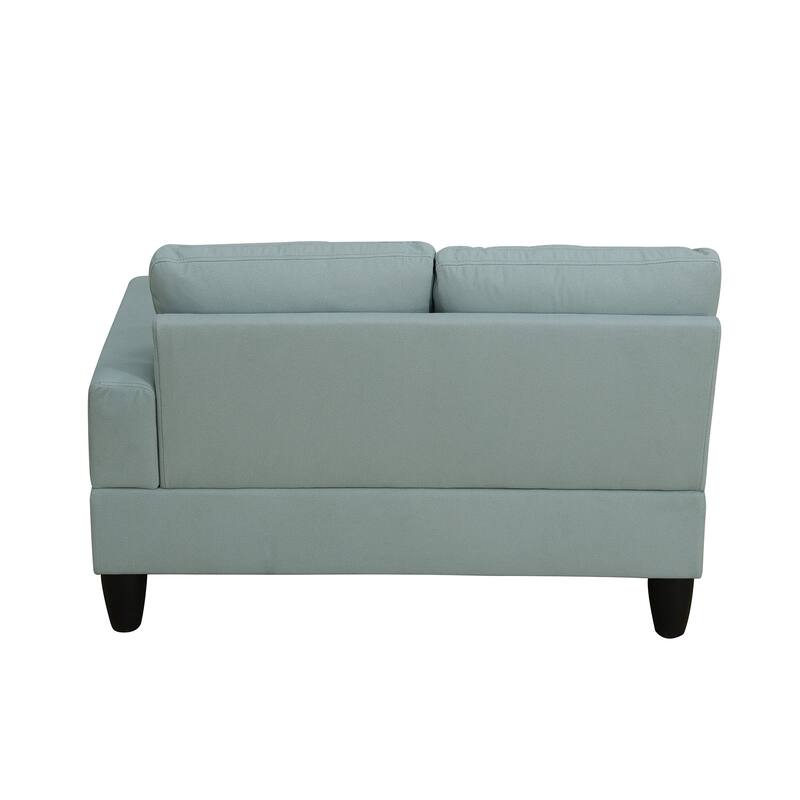 Contemporary 4-Piece L-Shaped Sectional Sofa Set