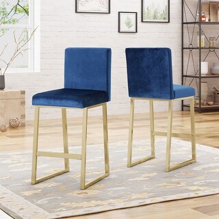 Modern blue sales bar stools