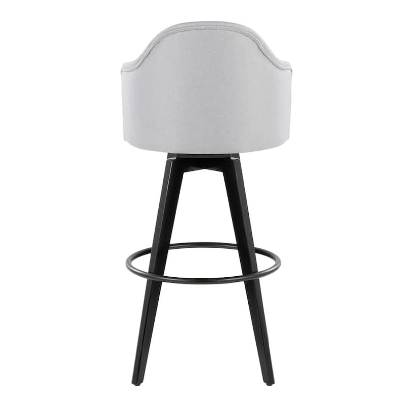 Ahoy Upholstered 30" Fixed-Height Barstool - Set of 2