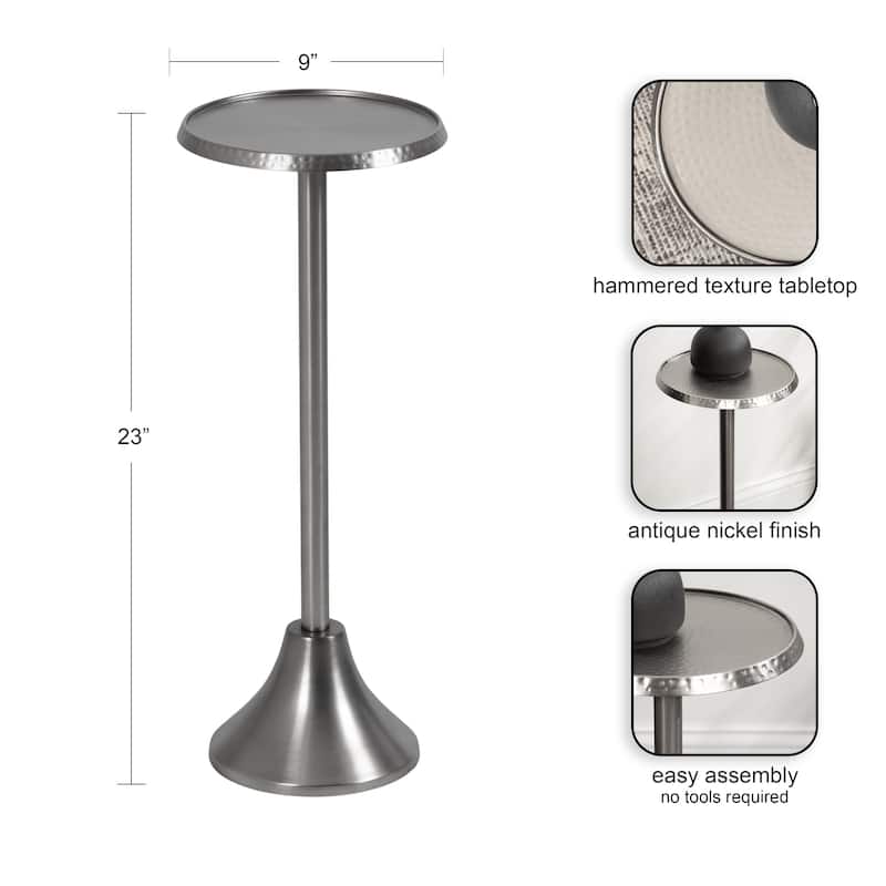 Kate and Laurel Sanzo Metal Side Table