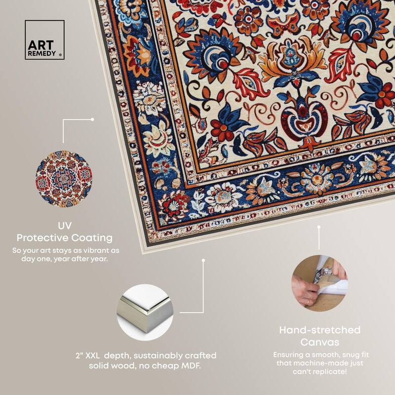 Morrocan Garden Canvas by Art Remedy