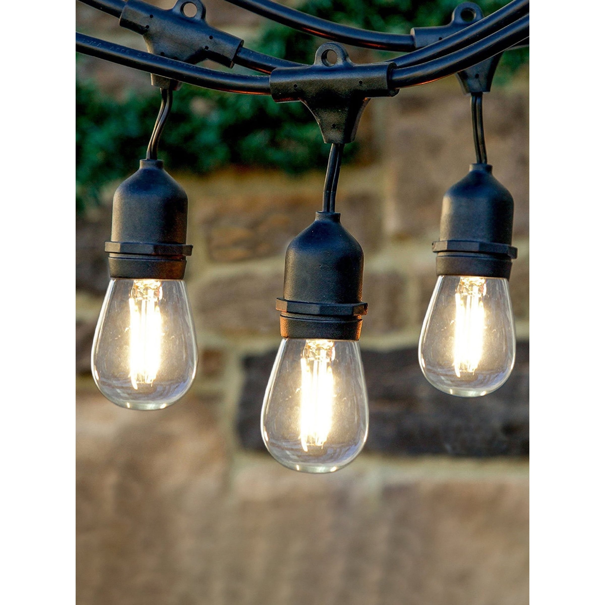 Brightech 2-Watt S14 Dimmable E26 LED Vintage Edison Light Bulb 2500K (15-Pack) - Warm White
