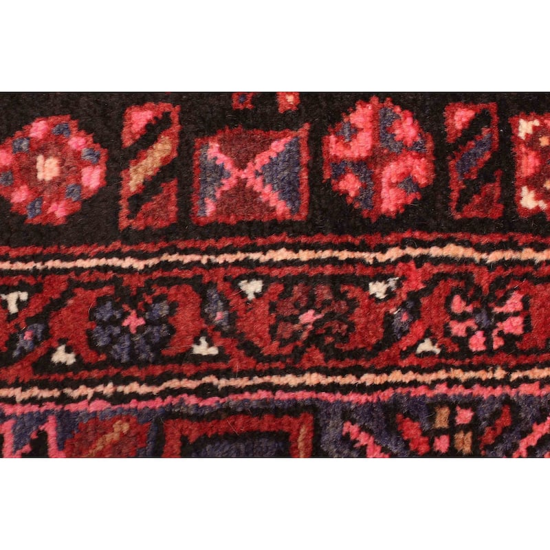 ECARPETGALLERY Hand-knotted Andelz Dark Red Wool Rug - 4'9 x 7'0