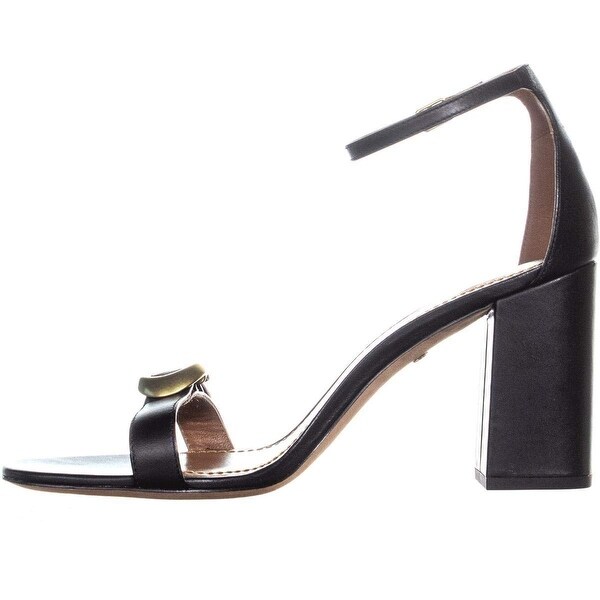 coach maya sandal black