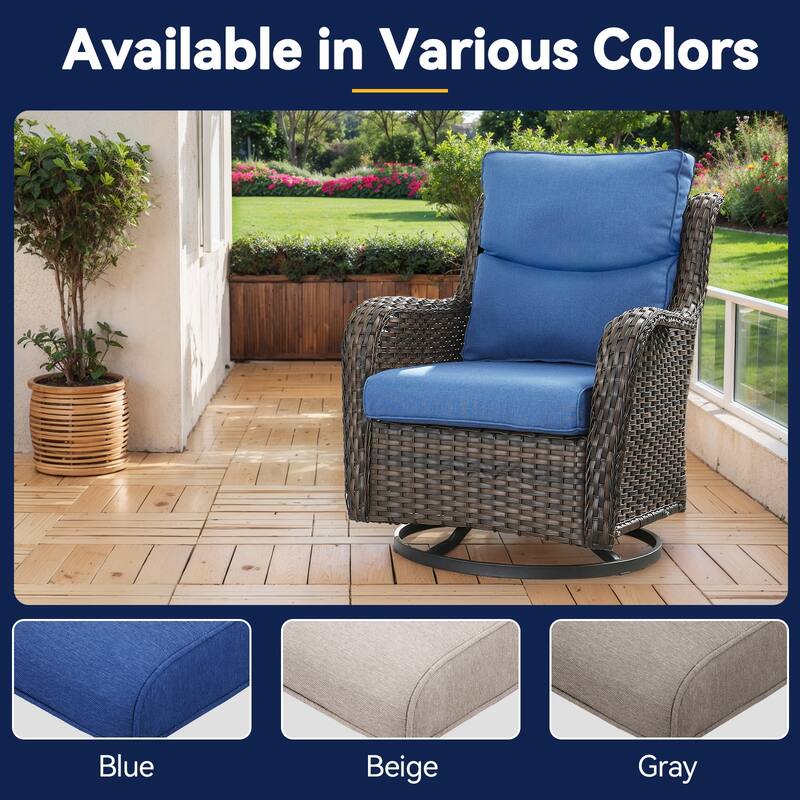 2 Pair Patio Soft Cushions for Outside