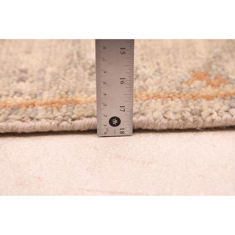 ECARPETGALLERY Hand-knotted Jules Serapi Grey Wool Rug - 9'3 x 11'10