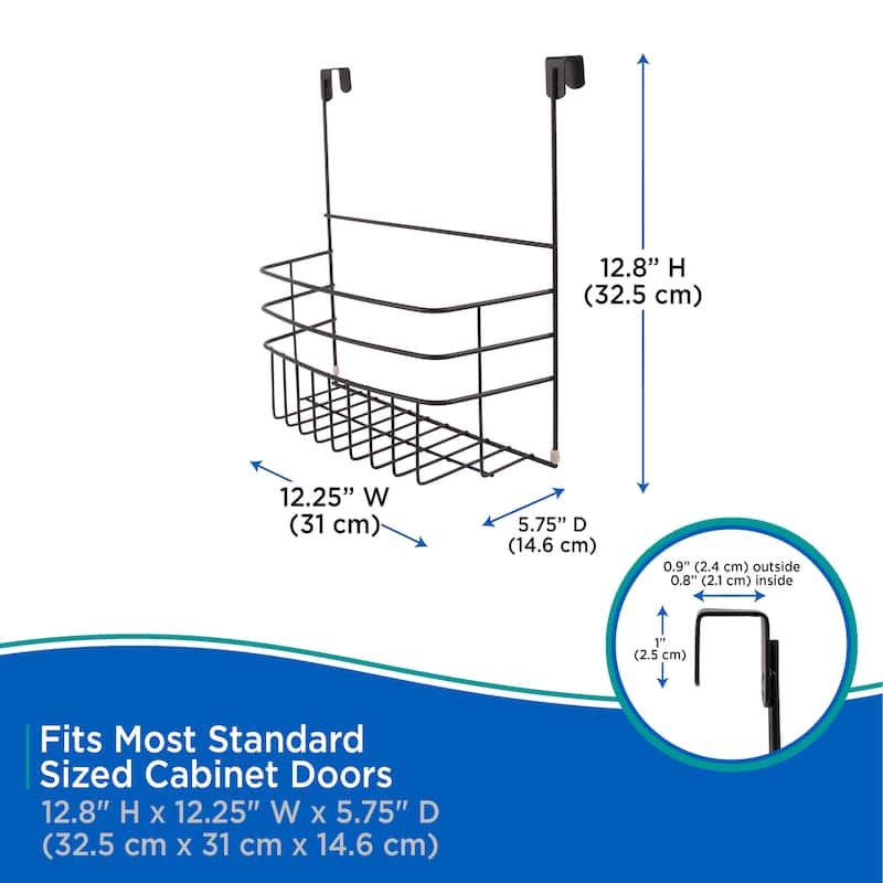 Kenney Inside the Cabinet Single Tier Basket Caddy