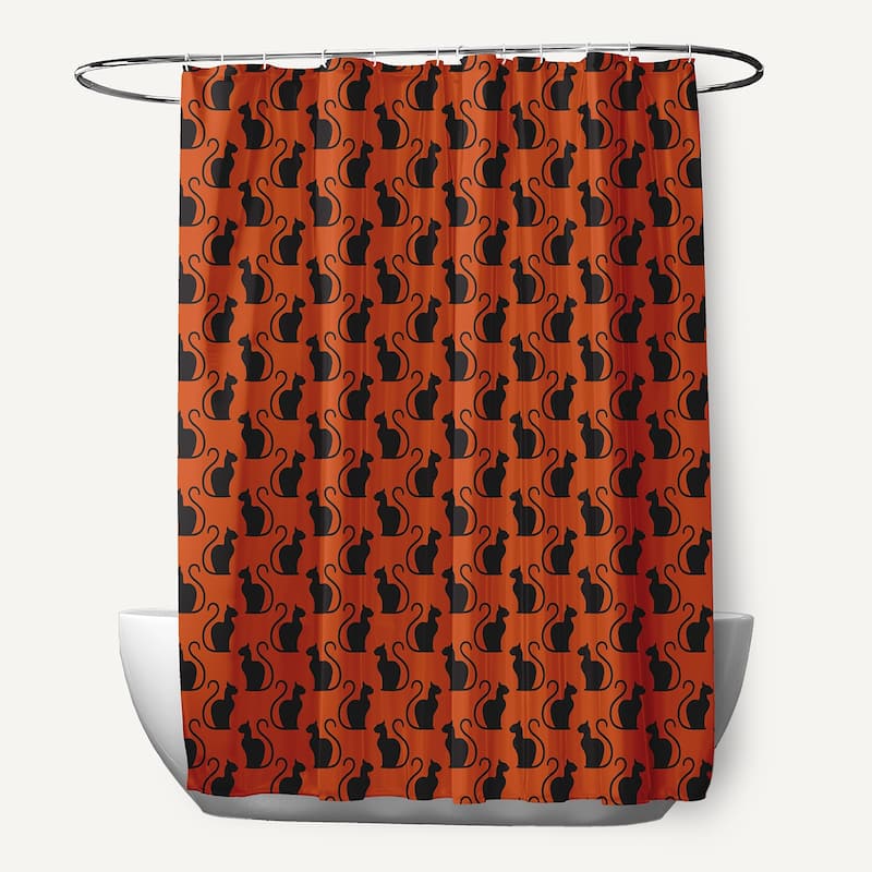 Spooky Cats Shower Curtain - Sienna