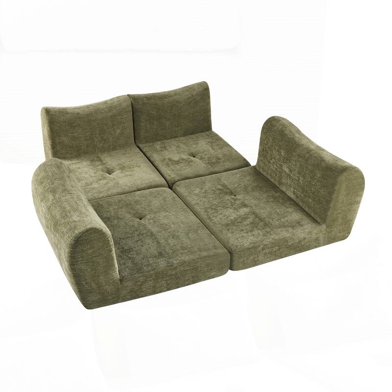 Modular Cloud Sofa, Convertible Folding Sofa Bed