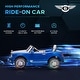 preview thumbnail 4 of 5, 12V Battery Powered Car with Remote Control, Blue