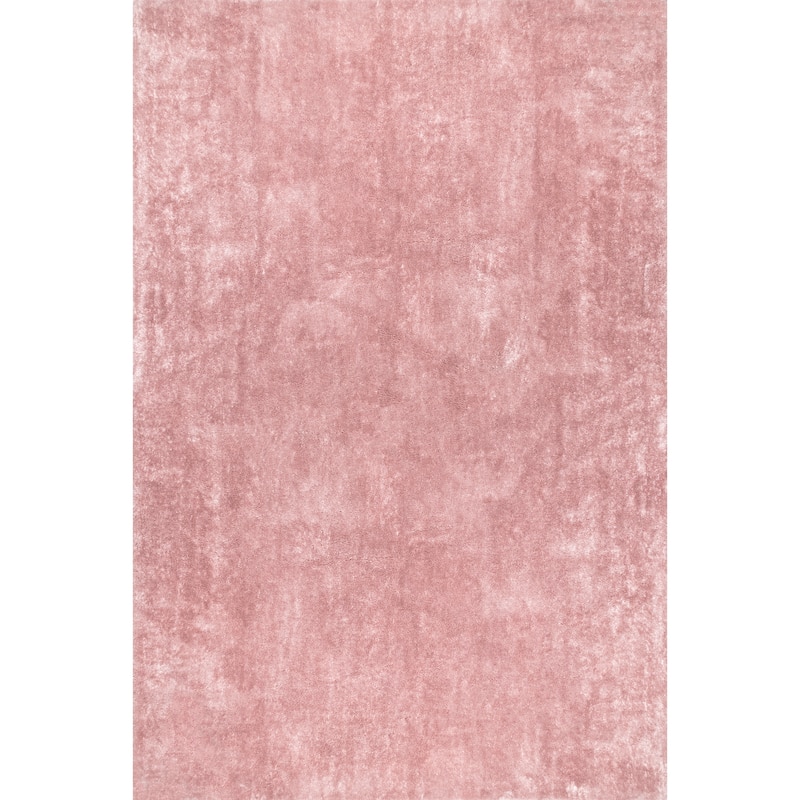 Nuloom Loni SuperiorWash Solid Machine Washable Shag Area Rug