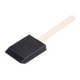preview thumbnail 1 of 3, 2 Inch Foam Paint Brushes Bevel Edge w Wood Handle Sponge Brush 48Pcs - Black - 2"