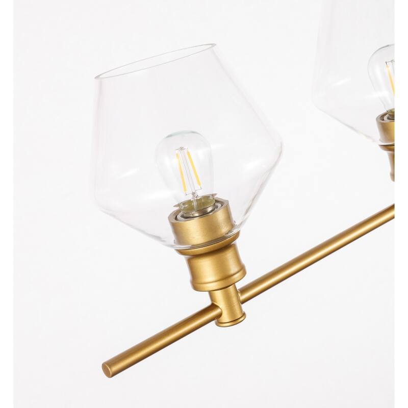 Carson Carrington Ullerslev 5-Light Clear Glass Wall Sconce
