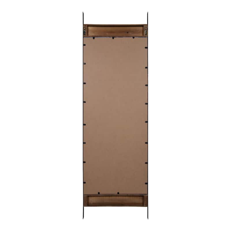 Kate and Laurel Kincaid Wood and Metal Full Length Leaner Mirror - 19.25x63